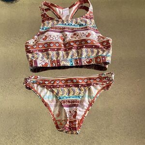 Eidon Hippie Boho Print 2-piece Swimsuit